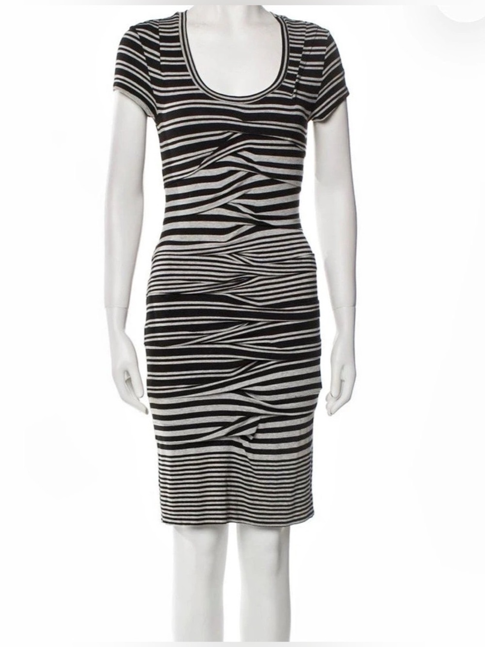 Nicole Miller Knit Striped Dress